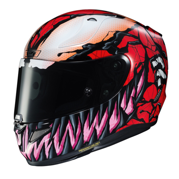 Casca HJC RPHA 11 Marvel Carnage Rosu Rosu S, 1, nordicamoto.ro