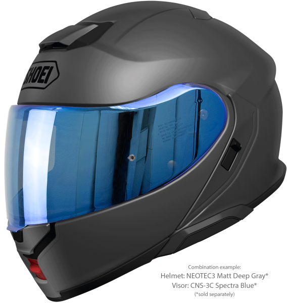 SHOEI NEOTEC3 felhajtható sisak, Gri inchis, S-es méret, 9, nordicamoto.ro