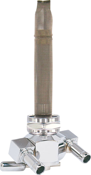 Power-flo Dual Outlet Reserve Fuel Valve Silver, 2, nordicamoto.ro