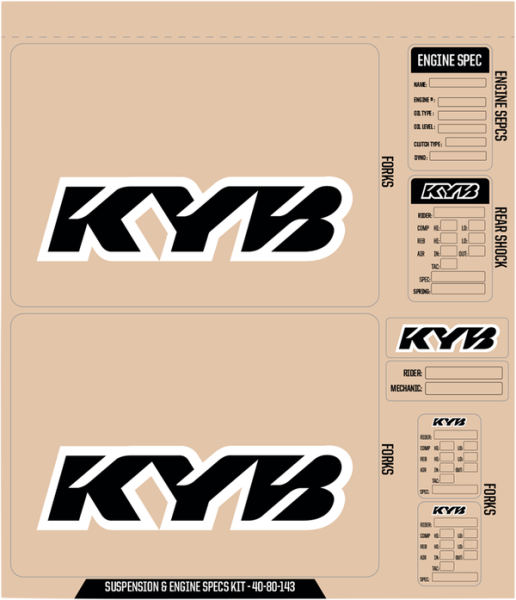 Suspension And Specs Graphic Kit Black, 1, nordicamoto.ro