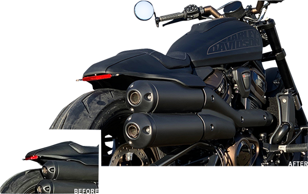 Lowering Kit Black, Powder-coated, 5, nordicamoto.ro