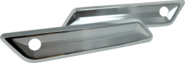 Saddlebag Latch Covers Silver, 3, nordicamoto.ro