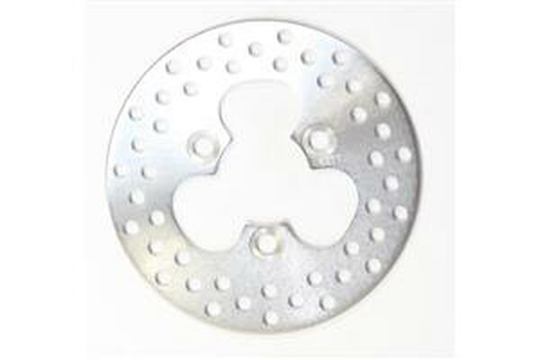 Round D-series Fixed Offroad Brake Rotor Gold, Polished Steel, Stainless Steel, Zinc, 1, nordicamoto.ro