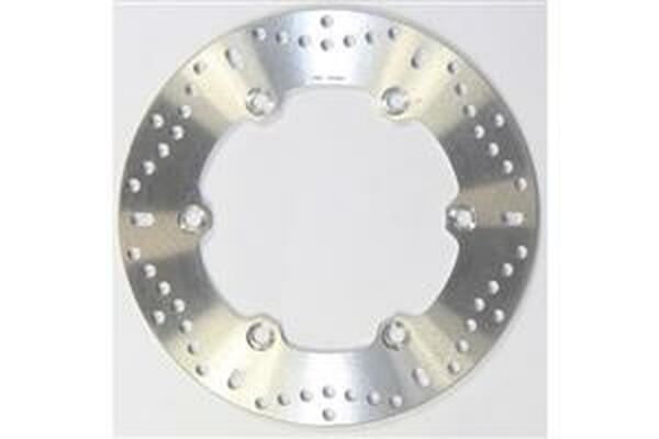 Round Hpsr Solid Brake Rotor Silver, Stainless Steel, 1, nordicamoto.ro