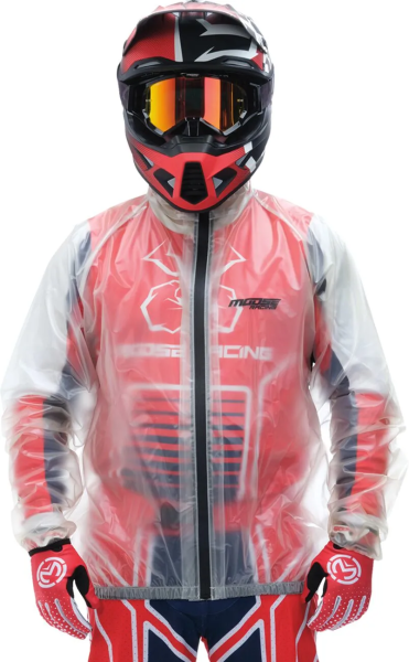 MOOSE RACING Clear Rain Jacket Clear  XS, 1, nordicamoto.ro