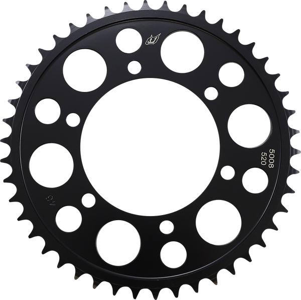 Lightweight Steel Sprocket Black, Zinc, 1, nordicamoto.ro
