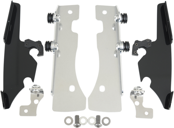 Fats/slim Windshield Trigger-lock Complete Mount Kit Black, 1, nordicamoto.ro
