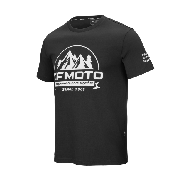 CFMOTO CASUAL CREW PÓLÓ, FEKETE/FEHÉR, 4, nordicamoto.ro
