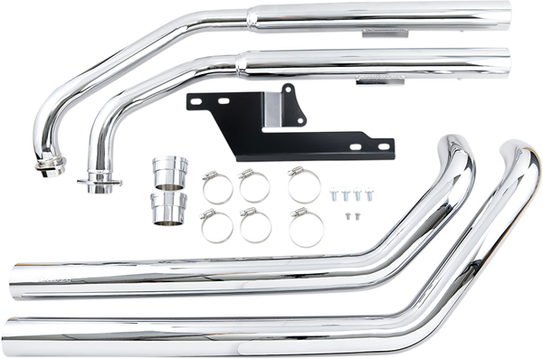 Dragster Exhaust System Chrome, 1, nordicamoto.ro