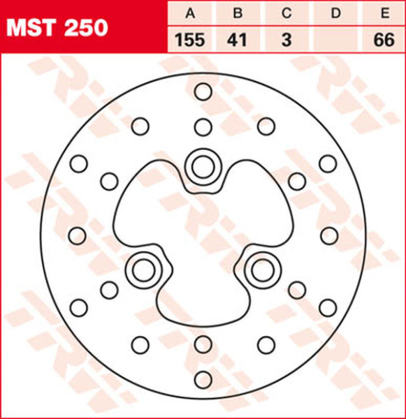 Round Fixed Brake Rotor Up To 219mm, 2, nordicamoto.ro