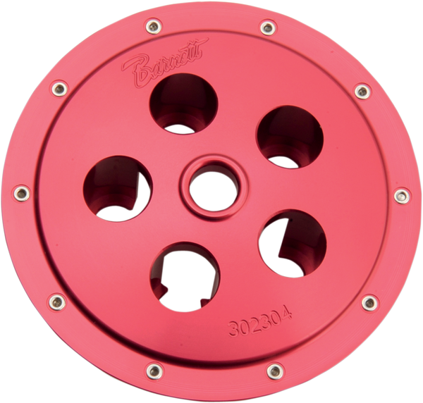 Billet Pressure Plate Red, 3, nordicamoto.ro