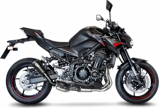 LeoVince LV-10 teljesen fekete, csúsztatható kipufogórendszer a Kawasaki Z900-hoz (2020–2025), 3, nordicamoto.ro