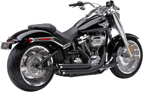Speedster Slashdown Exhaust System Black, 2, nordicamoto.ro