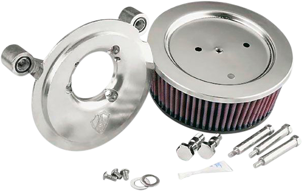 Big Sucker Air Filter Kit Accepts 8(r) Round Aftermarket Outer Covers Only Red, 1, nordicamoto.ro
