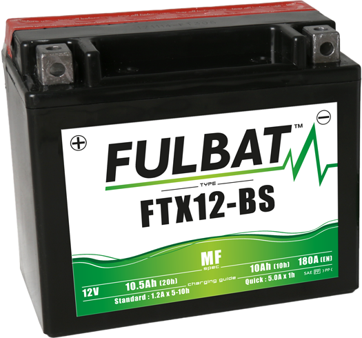 Fulbat MF-FTX12-BS karbantartásmentes motorkerékpár-akkumulátor, 1, nordicamoto.ro