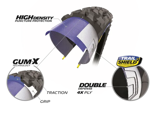 Force Am2 Competition Bicycle Tire Black, 5, nordicamoto.ro