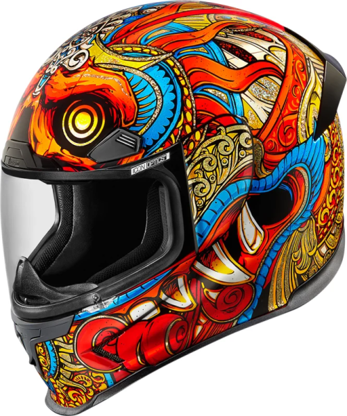 Airframe Pro Barong Helmet Orange/multi 2x-large Multi, Red 2XL, 1, nordicamoto.ro