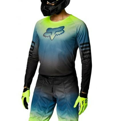 Tricou Fox Airline Reepz Black/Green L +, 2, nordicamoto.ro