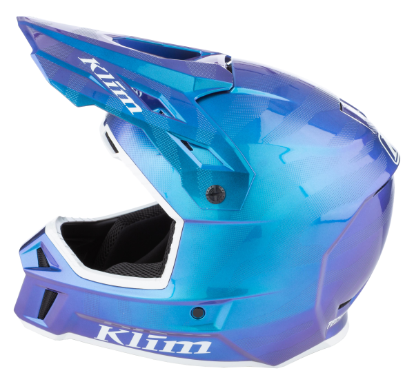 Klim F3 Carbon ECE Unruly fekete–fehér motoros sisak, 13, nordicamoto.ro