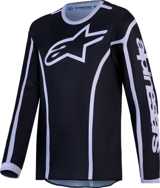 Alpinestars Fluid Apex V2 gyerek póló, fekete/ezüst, XL, 1, nordicamoto.ro