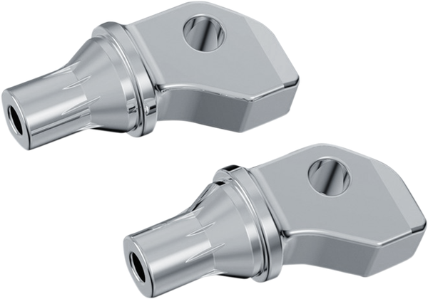 Footpeg Adapters Silver, 1, nordicamoto.ro