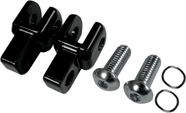 Footpeg Relocation Clevis Black, 2, nordicamoto.ro