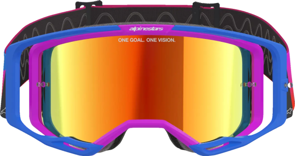 Alpinestars Vision 8 Corp szemüveg, kék/narancssárga/lila, EGY MÉRET, 3, nordicamoto.ro