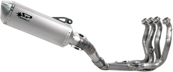 Force Full Exhaust Systems Silver, 1, nordicamoto.ro