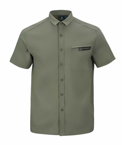 TRICOU CFMOTO QUICK-DRY VERDE/NEGRU, 3, nordicamoto.ro