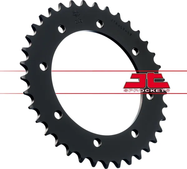 JT SPROCKETS Acél hátsó lánckerék, fekete, 3, nordicamoto.ro
