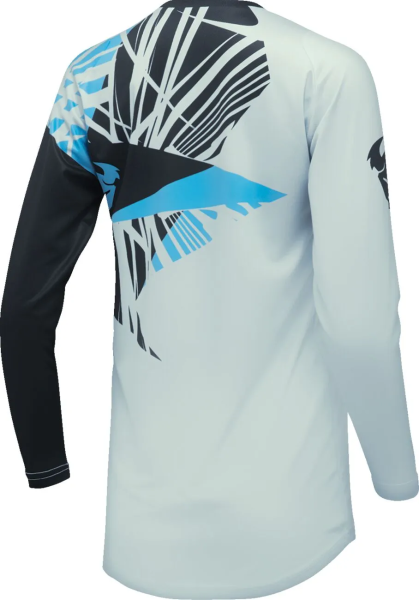 Tricou Dama Thor Sector Split Black/Blue 2XL, 6, nordicamoto.ro