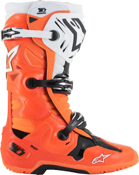 Alpinestars Tech 10 Enduro narancssárga csizma, 42-es méret, 4, nordicamoto.ro