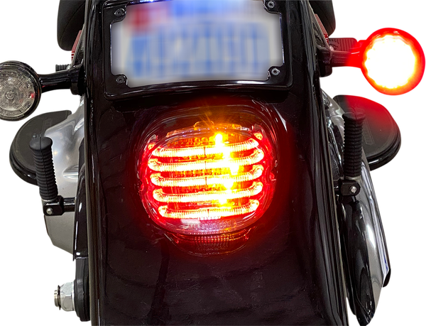 Probeam® Integrated Low Profile Led Taillights With Auxiliary Turn Signals Smoke, 2, nordicamoto.ro