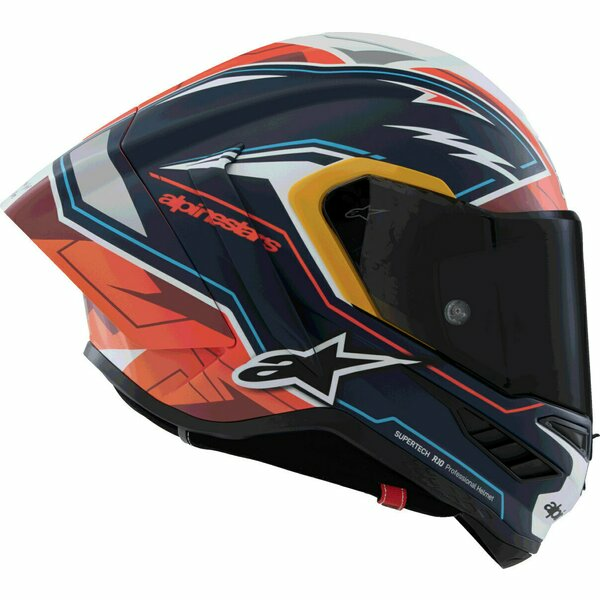 ALPINESTARS SUPERTECH R10 LE ACOSTA teljes arcú sport sisak, kék/piros/fehér, XL, 6, nordicamoto.ro