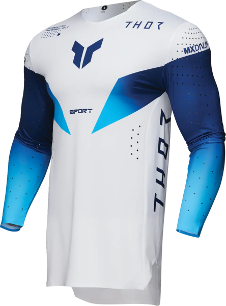 Tricou Enduro Thor Sportmode Strike White S, 1, nordicamoto.ro