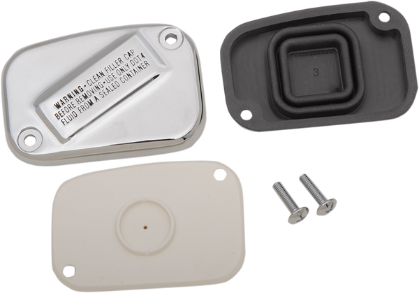 Handlebar Master Cylinder Covers Silver, 1, nordicamoto.ro