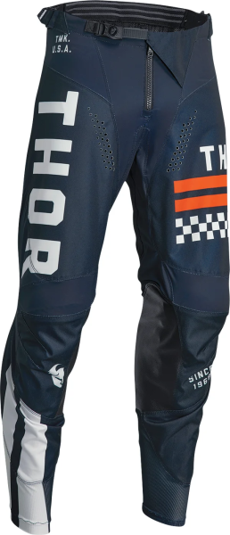 Pantaloni Thor Pulse Combat Midnight/White 38, 7, nordicamoto.ro