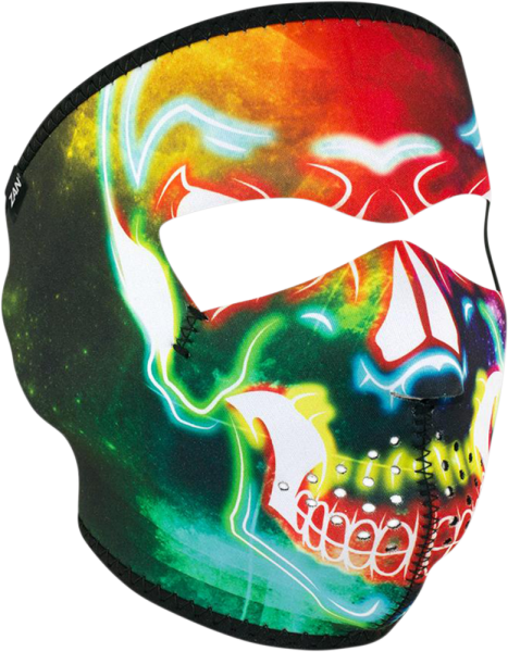 Zan Full Face Mask Neopre Green, Red, 1, nordicamoto.ro