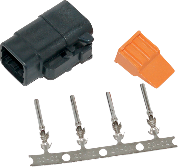 Deutsch Dtm Plug And Receptacle Kit Black, 1, nordicamoto.ro