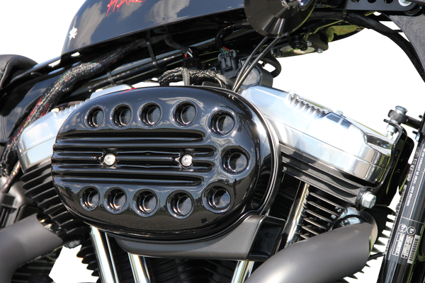 Air Filter Cover (r)slotted(r) Black, 5, nordicamoto.ro