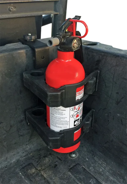 Fire Extinguisher Holder Black, 2, nordicamoto.ro
