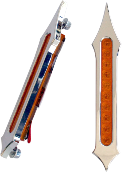Led Bag Lights Chrome, 2, nordicamoto.ro
