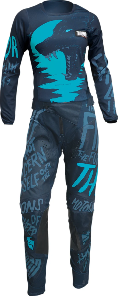 Tricou Dama Thor Pulse Counting Sheep Aqua XS, 3, nordicamoto.ro