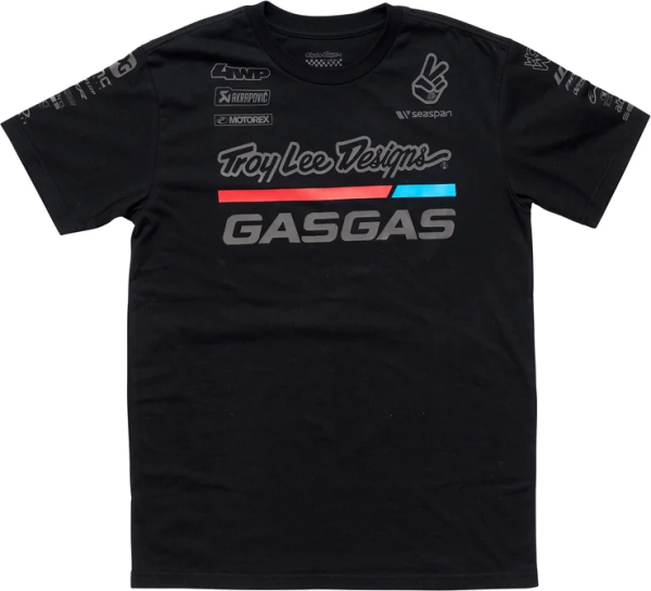 TLD GASGAS TEAM póló, fekete, 1, nordicamoto.ro