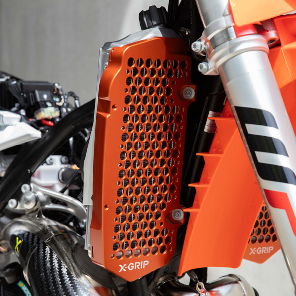 KTM/Husqvarna/Gas Gas 2024 TBI X-GRIP hűtővédők, kék, 7, nordicamoto.ro