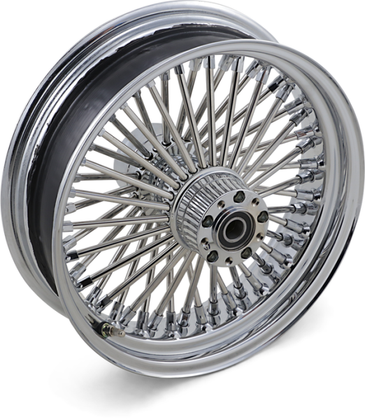 Fat Daddy 50-spoke Radial Laced Wheel Silver, 2, nordicamoto.ro