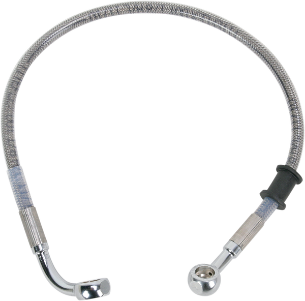 Stainless Steel Brake Line Kit Silver, Clear-coated, 1, nordicamoto.ro