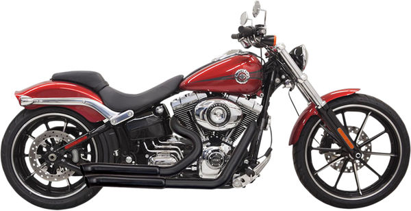 Pro-street Exhaust System Black, 1, nordicamoto.ro