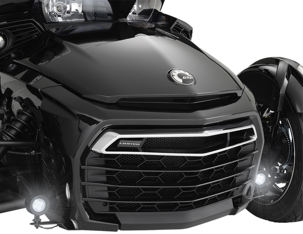 Lower Auxiliary Led Lights Black Satin, 1, nordicamoto.ro