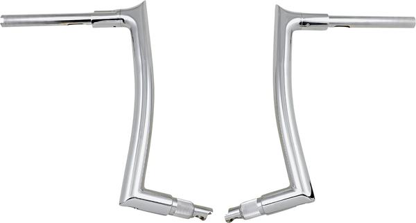 1-1/2(r) Ez Install Pointed Top Handlebar Silver, 1, nordicamoto.ro